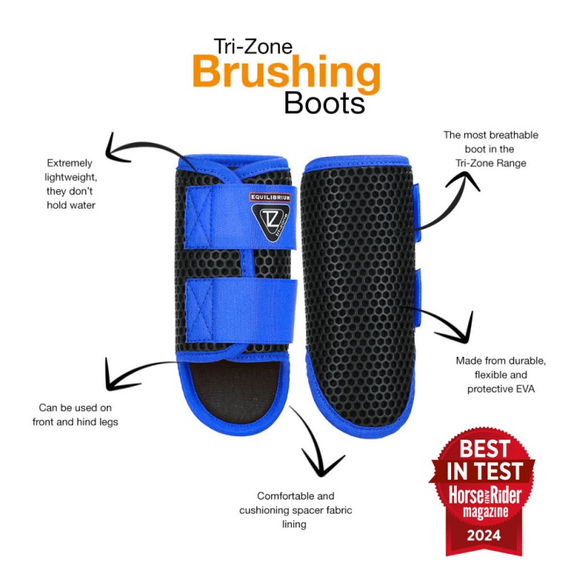 Equilibrium Tri-Zone Brushing Boots HVITE