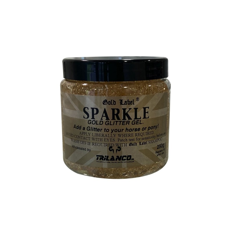 Glitter gel 250g Gold Label